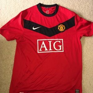 Signed Manchester United Rio Ferdinand Jersey
